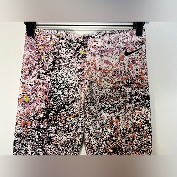 Nike Vintage Y2K 90’s Splatter Paint Style Capri Leggings Yoga Pants Size S - Picture 3 of 8